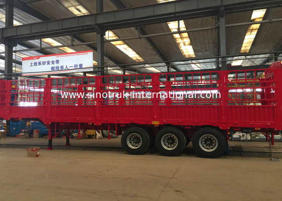 SIONOTRUK INTERNATIONAL Cargo Hydraulic Flatbed Trailer 3 Axles