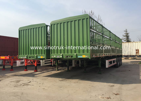 Dropside Commercial Truck Trailer CIMC 3 Axles 30-60 Tons 13-16m