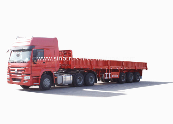 Side Wall Semi Trailer Dump Truck 30-60Tons 13-16m SINOTRUK INTERNATIONAL