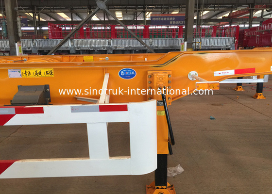 Mechanical Equipment Hydraulic Flatbed Trailer Polyurethane Paint