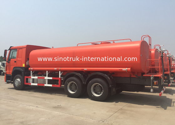 Internal Anti - Corrosion Construction Water Transport Trucks 18-25CBM