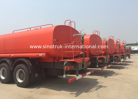 Internal Anti - Corrosion Construction Water Transport Trucks 18-25CBM