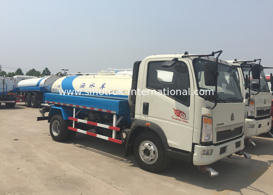 SINOTRUK HOWO Light truck Water Tank Truck 5-8CBM For Road Flushing