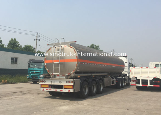 HOWO A7 Fuel Oil Delivery Semi Truck With Trailer 60000 Liters 65000 kgs