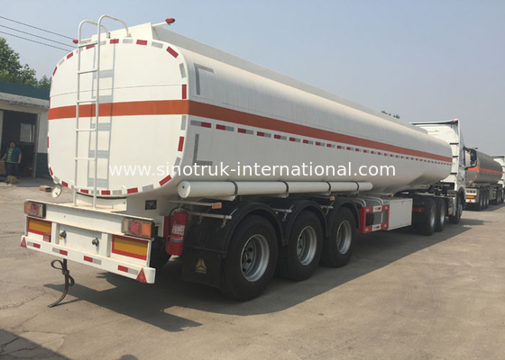 A7 Semi Trailer Truck 3 Axles Fuel Oil Delivery Truck With 50000L - 65000L Tank