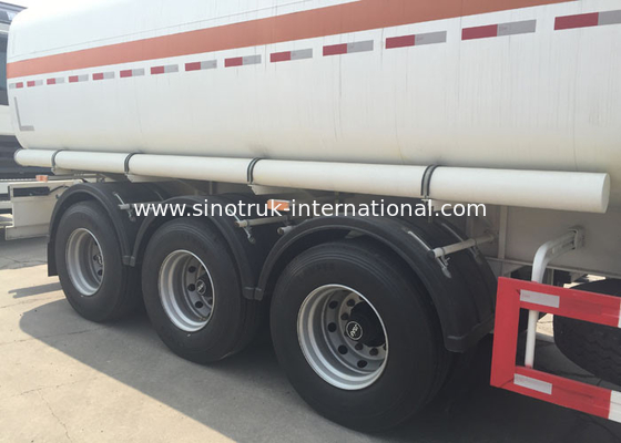 A7 Semi Trailer Truck 3 Axles Fuel Oil Delivery Truck With 50000L - 65000L Tank