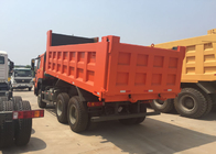 371HP 10 Wheeler Dump Truck Capacity 30 - 40 T 75 Km/H Low Fuel Consumption