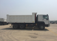 Mining Industry Tipper Dump Truck 10 Wheel 30 - 40Ton HYVA Front Lifiting Cylinder