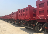 LHD 6X4 SINOTRUK HOWO Dump Truck With MINI Player 30 - 40 Ton WD615.47 Engine