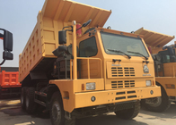 6X4 LHD Mining Tipper Dump Truck 371HP 70 Tons SINOTRUK HOWO For Mining Industry