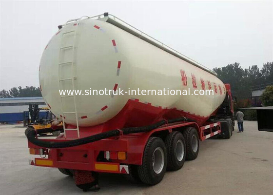 50-60CBM Oil Tank Truck  , 3 Axle 48500 Liter Heavy Duty Truck Parts