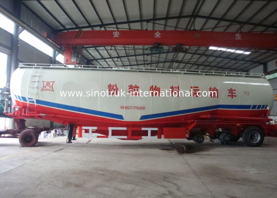 50-60CBM Oil Tank Truck  , 3 Axle 48500 Liter Heavy Duty Truck Parts