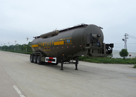 Powder Material Tank Semi Truck Trailer , 48000L Weichai Engine Semi Tractor Trailer