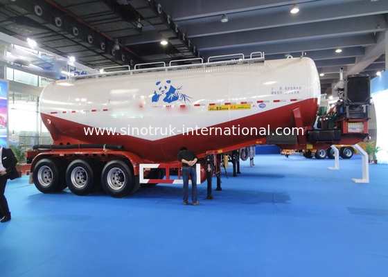 Normal Suspension Semi Trailer Truck With Carbon Steel / Mn Steel Material