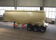 SINOTRUK 3 Axle 48500 Liters Bulk Cement Tank Semi Trailer Truck 50 - 80 ton Loading capacity