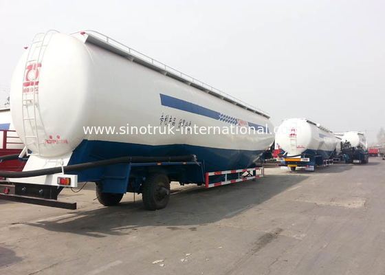 Powder Material Tank 55-65CBM Weichai Engine Tractor Semi Trailer SINOTRUK HOWO