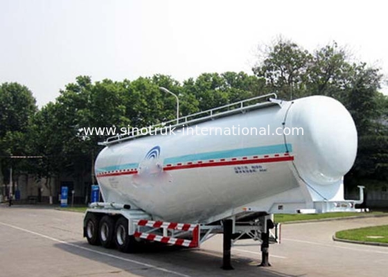 Powder Material Tank 55-65CBM Weichai Engine Tractor Semi Trailer SINOTRUK HOWO