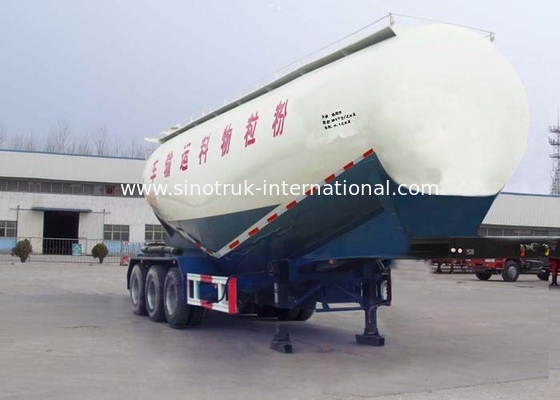 Powder Material Tank 55-65CBM Weichai Engine Tractor Semi Trailer SINOTRUK HOWO