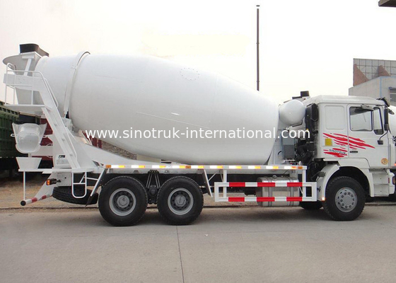 10CBM Trailer Mounted Concrete Mixer , RHD 10 Wheels Concrete Mixer Pump Truck