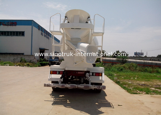 Mobile Concrete Mixer Truck SINOTRUK HOWO 10CBM RHD 10 Wheels 336HP Engine