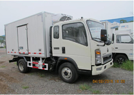 Vegetables / Fruits Refrigerated Delivery Truck 4X2 8 Tons with 140 HP Engine