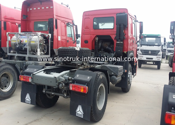 High Performance Tractor Head Trucks , 266-420hp Sinitruk Tractor Trailer Truck