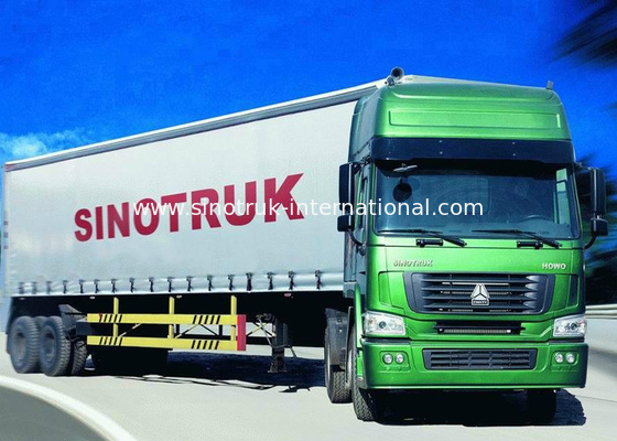 High Performance Tractor Head Trucks , 266-420hp Sinitruk Tractor Trailer Truck