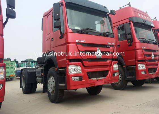 High Performance Tractor Head Trucks , 266-420hp Sinitruk Tractor Trailer Truck