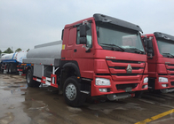 SINOTRUK HOWO Fuel Tank Truck 20 Tons , 6X4 LHD Euro2 290HP Mobile Fuel Trucks