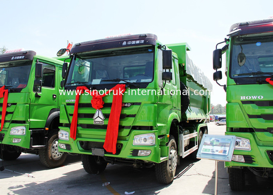 Construction Material Tipper Dump Truck 266 HP - 420 HP Commercial Dump Truck