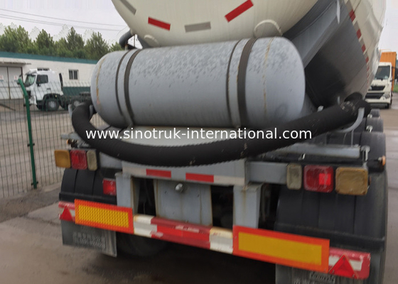 Particle Material Transport Semi Trailer Truck / Bulk Cement Tank Semi Trailer