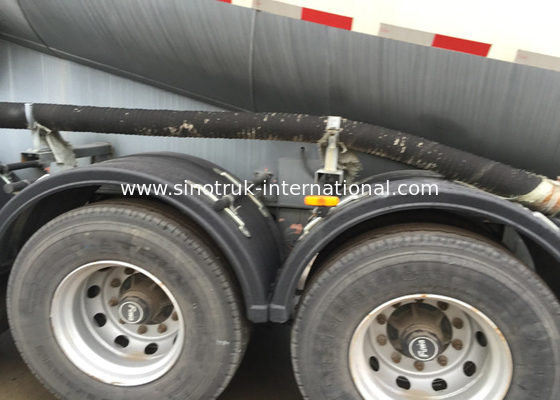 Particle Material Transport Semi Trailer Truck / Bulk Cement Tank Semi Trailer