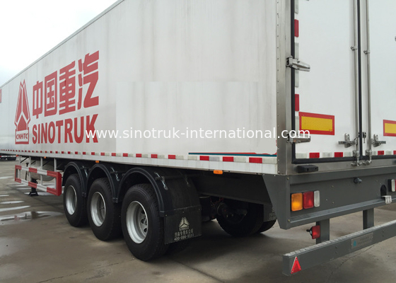 40 Feet Container Refrigerated Semi Trailer Truck 2 / 3 Axles 30 - 60 Tons 13m