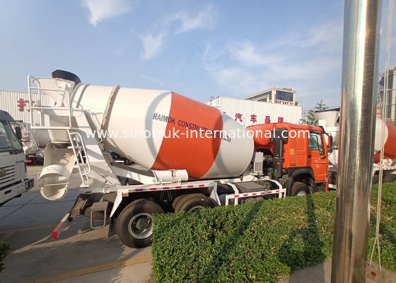 3C Sinotruk Howo Ready Mix Concrete Truck 371hp 10 Wheels Lhd 6x4