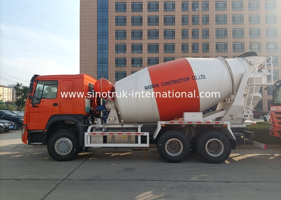 3C Sinotruk Howo Ready Mix Concrete Truck 371hp 10 Wheels Lhd 6x4