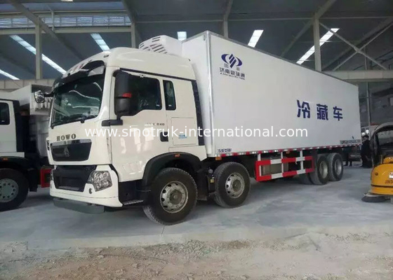 Low Noise Refrigerated Truck SINOTRUK Vegetables Transportation Refrigerated Box Truck