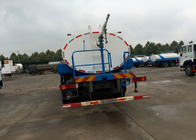 High Efficiency Construction Water Tank Truck 10CBM With 360 Degrees Rotation