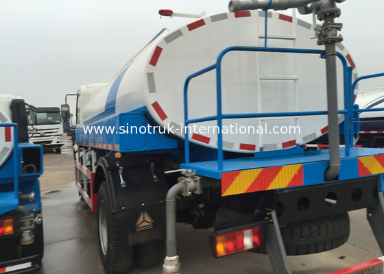 High Efficiency Construction Water Tank Truck 10CBM With 360 Degrees Rotation