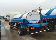SINOTRUK HOWO Construction Water Tank Truck 10CBM With 360 Degree Rotation Giant