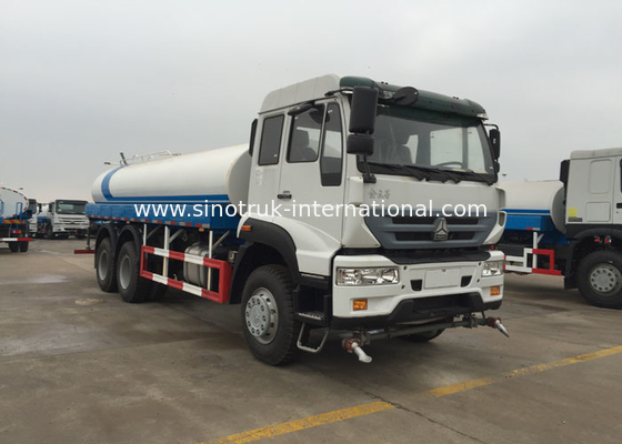 5000 Gallon Water Tank Truck SINOTRUK 11.00R20 Radial Tyre 9920 × 2496 × 3550 Mm