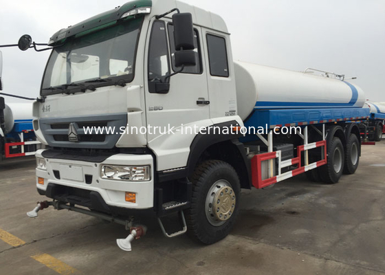 5000 Gallon Water Tank Truck SINOTRUK 11.00R20 Radial Tyre 9920 × 2496 × 3550 Mm