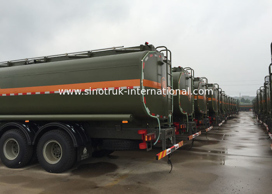 Oil Transport Vehicle Fuel Oil Delivery Truck  Mobile Station 25 - 30 CBM Euro 2