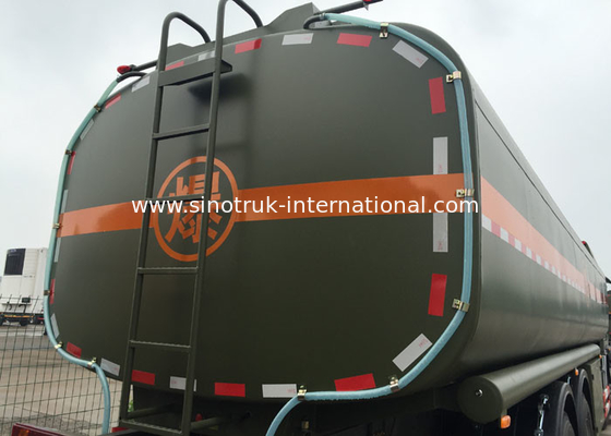 35 CBM 8X4 LHD Euro 2 336 HP Crude Oil Storage Gasoline Tanker Trucks ISO Approved