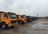 Euro 2 Standard 10 Wheels Tipper Dump Truck 30 - 40 Tons For Loading Sand / Stones