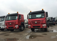 Mining Industry Sinotruk Howo Dump Truck 336HP 6X4 RHD 30 Ton White / Red / Green