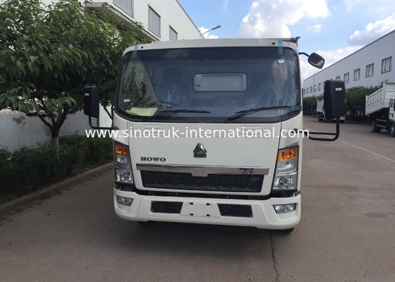 White Tipper Dump Truck , Howo Tipper Truck Right Hand Drive