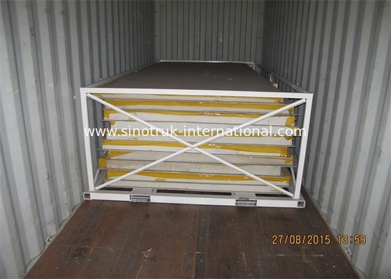 Light Weight Refrigerated Food Truck Insulated CKD Panels Fixing On Truck Chassis