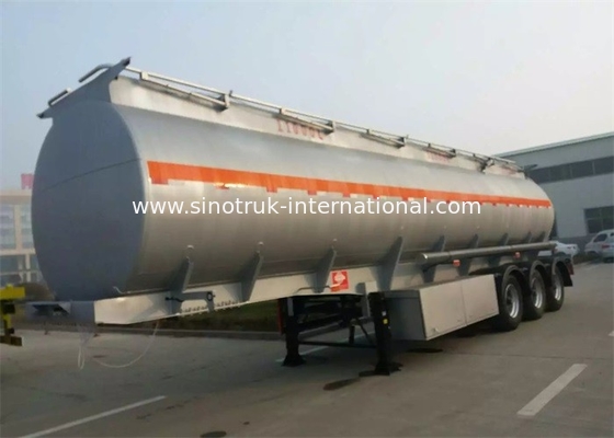 Large Capacity Diesel Semi Trailer Truck / Fuel Tanker Truck 14100 * 2500 * 3780 mm