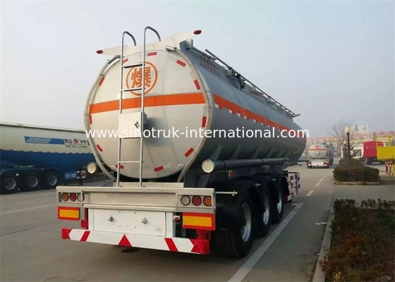 Large Capacity Diesel Semi Trailer Truck / Fuel Tanker Truck 14100 * 2500 * 3780 mm