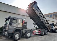 12 Wheels Sinotruk HOWO 8X4 Dump Truck 400hp For Mining